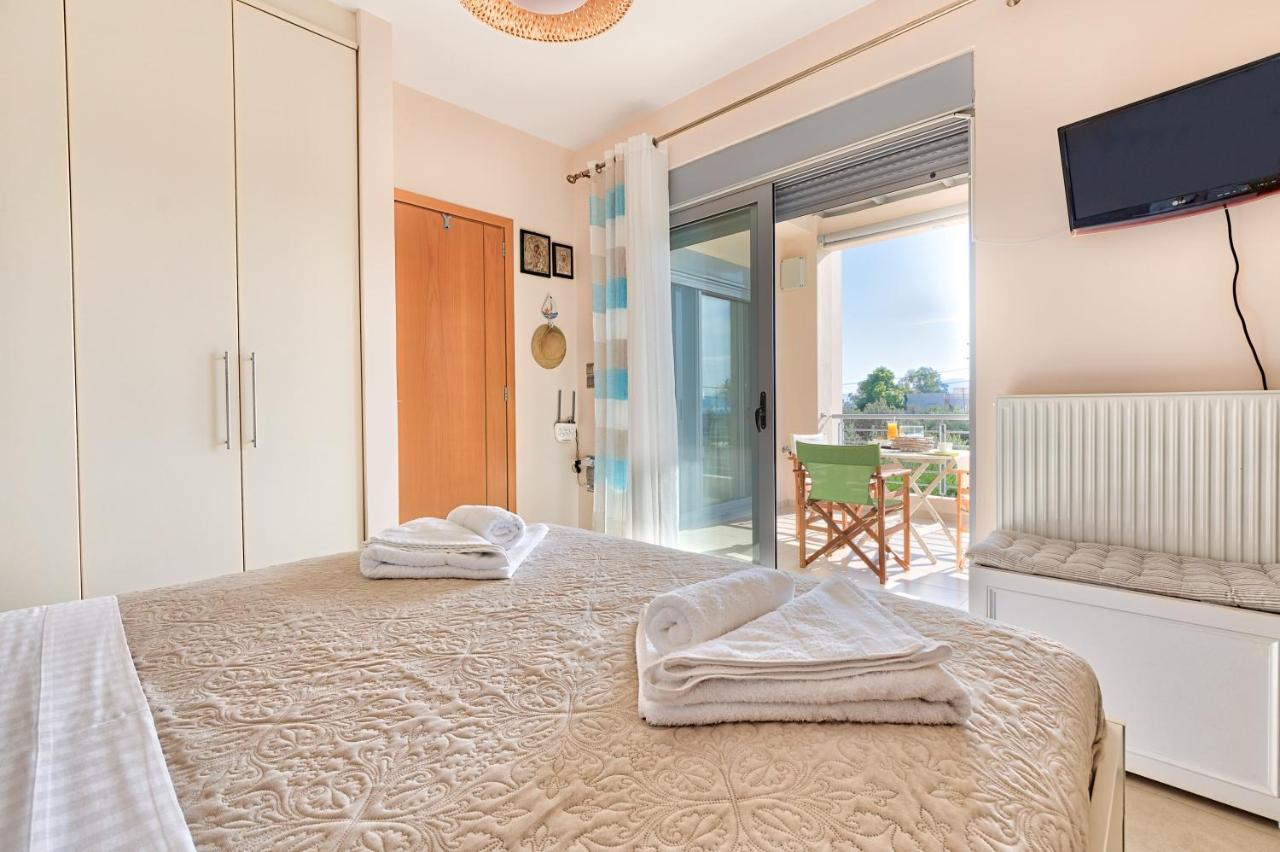 Elegant New Maisonette Near The Sea Aegina Exteriör bild